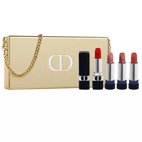 CHRISTIAN DIOR MAKEUP CLUTCH (ROUGES COLLECTION) - 2023 HOLIDAY LIMITED ADDITION - Picture 2 of 8
